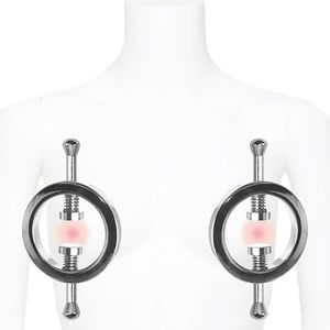 Pinces à mamelons en métal camaTech pour femmes pinces à poitrine jeu de Torture vis réglable stimulateur de mamelon féminin BDSM jeux pour adultes