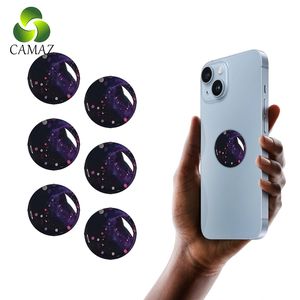 CAMAZ – autocollant Anti-rayonnement en Silicone, Protection EMF, bouclier quantique, énergie Terahertz, Ion négatif, autocollant Anti-rayonnement pour téléphone