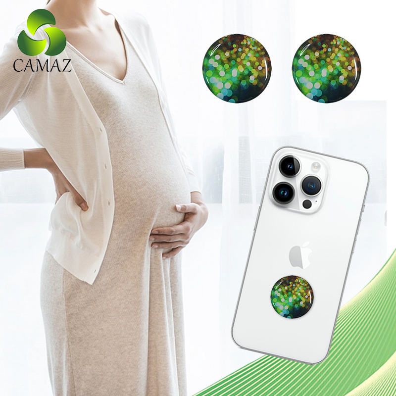 CAMAZ Anti Radiation Sticker Silicone EMF Protection Quantum Shield Terahertz Chip Negative Ion Anti Radiation Phone Sticker