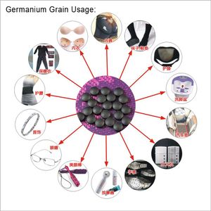 CAMAZ – perles de Germanium, ions négatifs, grains d'ions, pierre d'énergie magnétique pour Bracelet et collier
