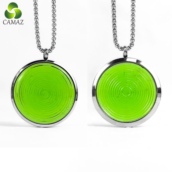 CAMAZ – pendentif d'énergie Bio scalaire, verre Bio Chi, Protection quantique EMF, énergie pour collier