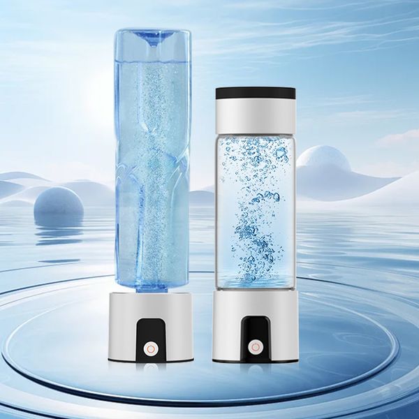 CAMAZ SPE PEM santé générateur alcalin Portable Intelligent Volume pur H2 riche bouteille d'eau en hydrogène