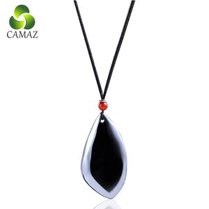 CAMAZ Terahertz énergie quantique énergie pendentif Ions négatifs soins de santé Terahertz énergie pierre pendentif pour hommes femmes collier