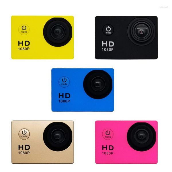 Videocámaras 1,5 pulgadas Lcd 12mp Cámara portátil Hd 1080p batería desmontable impermeable lente gran angular de 140 grados para deportes acuáticos al aire libre