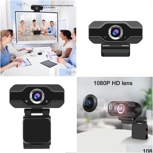 Camcorders 1080p vaste focus HD webcam ingebouwde microfoon high-end video call camera computer randapparatuur web live voor pc laptop DRO DHPYV