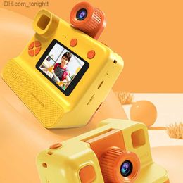 Videocámaras 1080P HD Cámara digital Impresión instantánea Impresión para niños Disparo para niños para regalo de Navidad Q230831