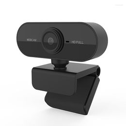 Camcorders 1080p Webcam Mini Computer PC Webcamera met USB -plug roteerbare camera's kop voor live uitgezonden Video Called Conference