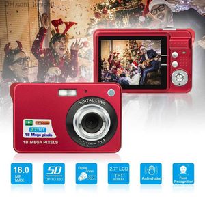 Camcorders 18MP HD Mini Fotocamera Digitale Draagbare 8x Zoom 720P Video Anti-Shake Opname Q230831