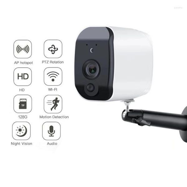 Videocámaras 1pc Est alta calidad inalámbrica impermeable 1080P batería cámara IP hogar exterior sistema de seguridad WIFI