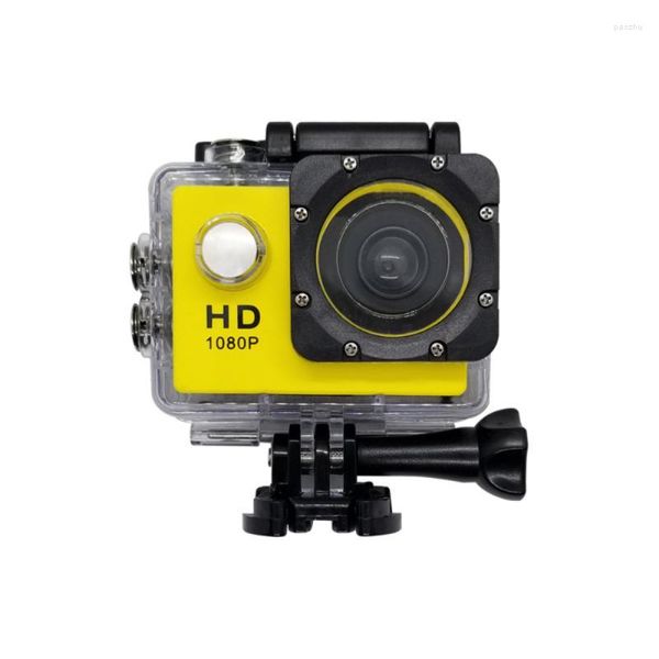 Videocámaras Cámara Deportes al aire libre Videocámara de acción Batería desmontable Mini 1.5 pulgadas Lcd 12mp Portátil Hd 1080p a prueba de agua