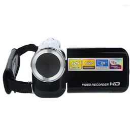 Camcorders Camera Pografische camera's 2 inch scherm 16 miljoen pixels Mini Digital Kids Zwart Retro voor thuis