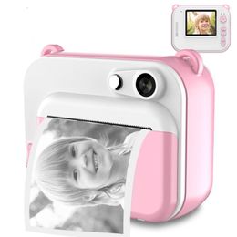 Camcorders Children's Instant Print Camera Thermal Printing Digital Po Toy Child Video Boy's Birthday Gift