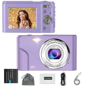 Caméscopes Caméra pour enfants Caméscope numérique Autofocus Vlogging FHD 1080P 48MP avec caméras compactes Zoom 16X 231018