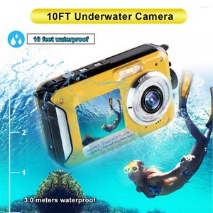 Camcorders digitale camera waterdichte anti-shake voor zwemvideorecorder 650 mAh onderwater DV-opname 1080p Full HD