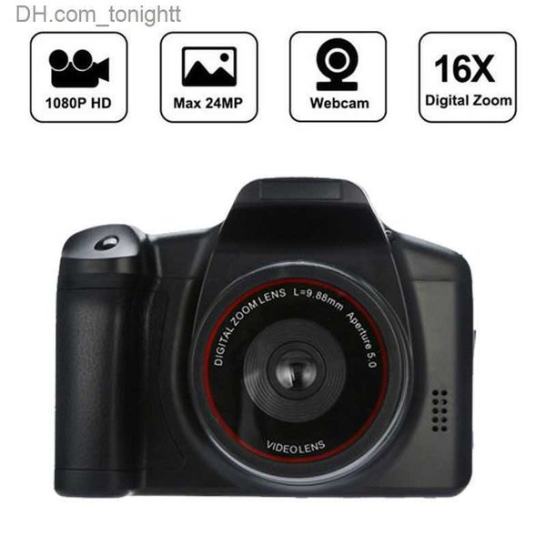 Caméscopes pour appareil photo numérique Youtube Enregistrement professionnel Wi-Fi USB Chargement Caméras photographiques Vlogging portable 30fps Q230831