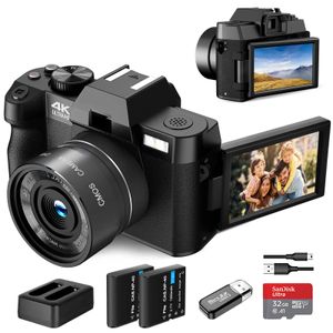 Camcorders GAnica Compacte Digitale Pography Camera 4K WIFI Webcam Vintage Vlog Video Recorder 48MP Camcorder 16X 231018