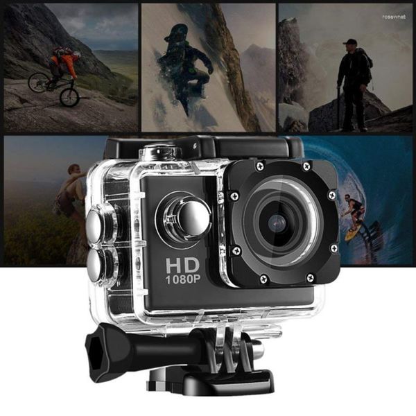 Videocámaras Hd 1080p, videocámara portátil de acción para deportes al aire libre, batería desmontable Mini para agua, cámara Lcd de 12mp de 1,5 pulgadas