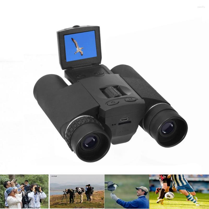 Filmadoras HD 720P Câmera de vídeo digital Binóculos Telescópio DVR Binocular 10x25 Zoom Bateria recarregável embutida DB618