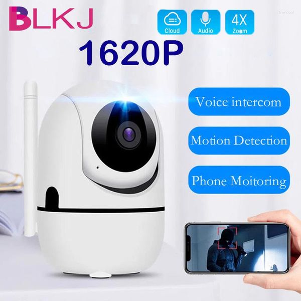 Caméscopes IP Wifi Audio Vidéo Surveillance Caméra HD 1620P Cloud Suivi Automatique Sans Fil Infrarouge CCTV Sécurité 3MP Baby Monitor Cam