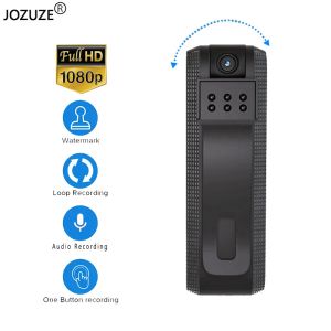Camcorders Jozuze MD30 HD 1080p mini caméra infrarouge Vision nocturne portable Petit enregistreur vidéo numérique Police Bodycam Miniature Camcomorder