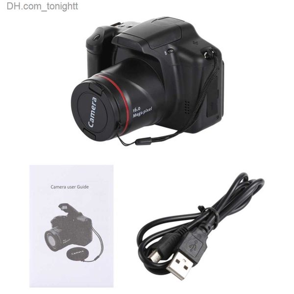 Videocámaras Cámara digital portátil Mini videocámara Full HD 1080P Video Zoom 16X Interfaz AV Sensor CMOS de 16 megapíxeles Trampas fotográficas Q230831