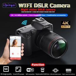 Camcorders product D5 4K dubbele camera High definition 64 miljoen pixels Wifi DSLR Schoonheid Digitale Camera Nachtzicht 231025