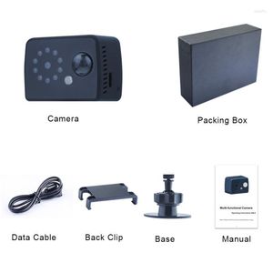 Camcorders USB-computercamera 1200mAh Draagbaar opladen Infrarood Nachtzicht Menselijk lichaamssensor Kantooraccessoires Pc-webcamera's 1080p