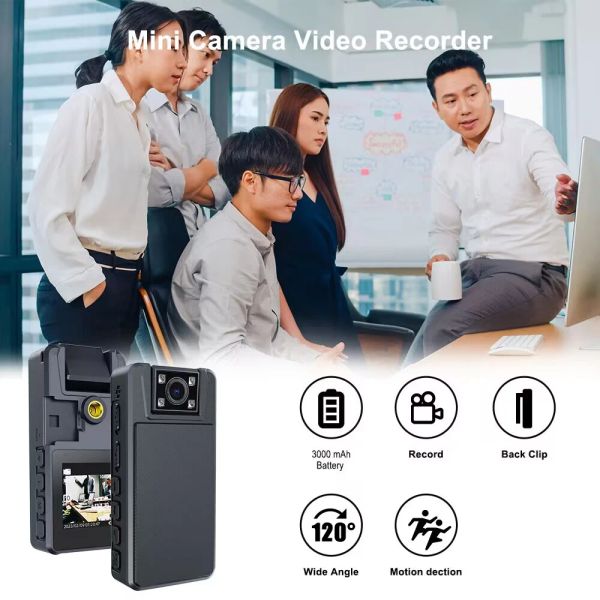 Camcorders Vandlion A39 Mini Cámara Digital Portable 1080p DVR Detección de movimiento de visión nocturna Pequeños videocámaras para deportes al aire libre