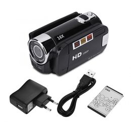Camcorders Videocamcorder 720P Full HD 16MP DV-camcorder Digitale videocamera 270 graden rotatie Scherm 16X Nachtopname Zoom 230824