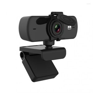 Caméscopes Webcam Full Hd 1440p Sortie USB sans pilote 4.5v-5.5v Caméra d'appel vidéo haut de gamme pour PC portable Mise au point fixe Plug And Play