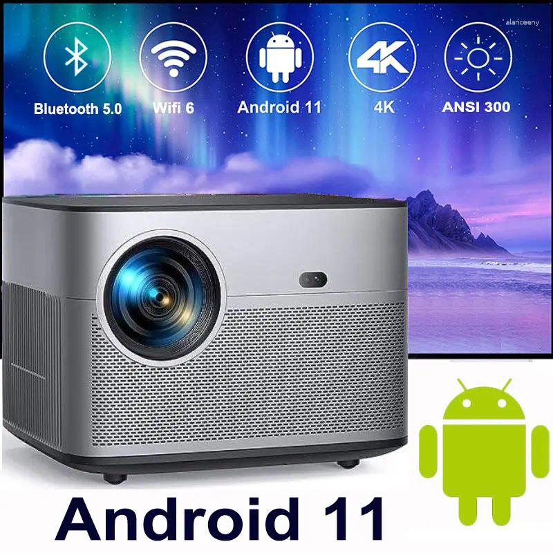Videocamere Xiaomi Full HD 1080P HY350 Videoproiettore 4K Android 11 BT5.0 Dual Wifi6 300 ANSI Home Cinema Telecomando Messa a fuoco automatica