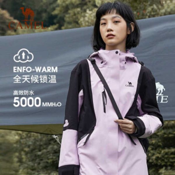 Camel Arcterys Vestes Designer Manteaux Coupe-vent et imperméable vêtements de sport de plein air pull femme manteau classique unique violet Xizang tourisme long coupe-vent wa