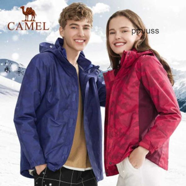 Camel Arcterys Vestes Manteaux de créateurs Vêtements de sports de plein air coupe-vent et imperméables CAMELOu tdoorWa rmCh argeCo atCo upleSt yleTh reein On eTw oPi eceSe tWi ndpr