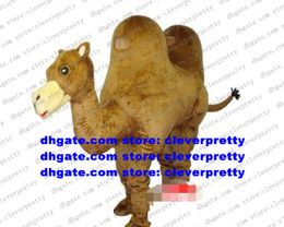 Camel Double Wear 2 personnes, Costume de mascotte pour adultes, tenue de personnage de dessin animé, propriétés de scène, marchandises de rue zx2952