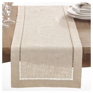 Camellia Casa Classic HemStitch Table Loper