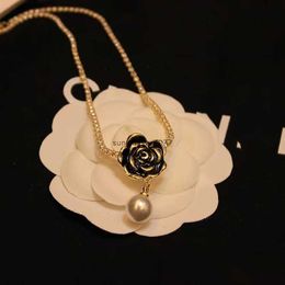 Camellia bloemwater diamant ketting sleutelbeen ketting choker nek Koreaanse versie stijl oostpoort hetzelfde minimalistisch ontwerp