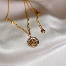 Camélia pendentif clavicule collier mode Hip Hop bijoux lien chaîne concepteur colliers pour hommes femmes cadeau