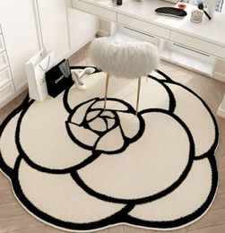 Camellia – tapis de forme spéciale pour salon, léger, luxueux, avancé, chambre à coucher, vestiaire, Dressing, bureau, chaise pivotante