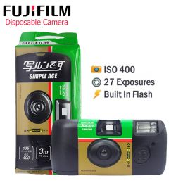 Camera 1/3 stcs fujifilm aas 400 graden met flits 27 foto -belichtingen Eenmalige gebruik één keer gebruik wegwerpfilmcamera (verval: 20253)