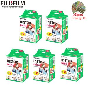 Cámara 10100 Hojas Fuji Fujifilm 3 '' White Edge Instax Mini Films para Instax Instax Mini 12/11/19/8/7+/40/25/Link Camera Papel fotográfico