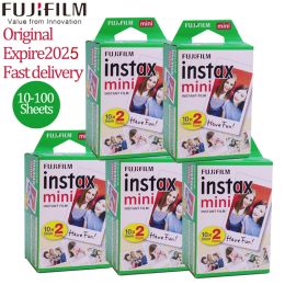 Caméra 10100 feuilles Fujifilm Instax Mini 11/12/8/9/40 / Link Films de bord blanc de 3 pouces pour la caméra instantanée Mini 8 7S 25 50S 90 Papier photo