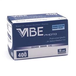 Camera 110Rolls Vibe Max 400 kleurenfilm ISO 400 135 Negatieve film 18exp/roll voor Kodak Vibe 501F -camera (vervaldatum: 12.2025)
