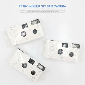 Cámara 13pcs retro 16 fotos 35 mm Manual de cámara desechable Cámara óptica Cámara de regalo para niños Cámaras de uso único