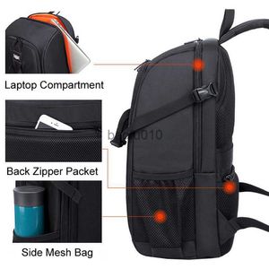 Camera bag accessories Big Capacity Photography Waterproof Shoulders Backpack Video Tripod DSLR Bag W/ Rain Cover for Canon Nikon Pentax HKD230818