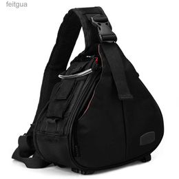 Accessoires de sac pour appareil photo Caden DSLR Sling Bag Digital Photo épaule sac à dos étanche étui d'insertion rembourré avec housse de pluie pour YQ240204