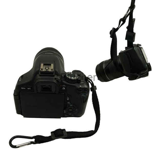 Accesorios para bolso de cámara Cuerda de seguridad para cámara Cuerda de correa para velocidad de transporte Negro Enfoque rápido Correa de cabestrillo rápido Accesorios de cámara SLR para Canon Nikon x0727