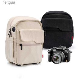 Camera bag accessories Sac à bandoulière léger SLR toile photographie sacs Photo Portable petite épaule étanche trépied accessoires étui YQ240204