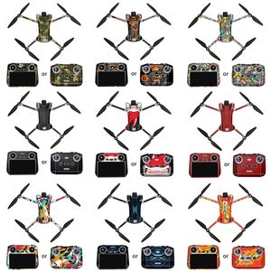 Cameratas accessoires voor DJI MINI 3 PRO PVC Sticker Drone Body Afstandsbediening Skin Stickers Beschermfolie RCN1DJI RC Accessoires 230801