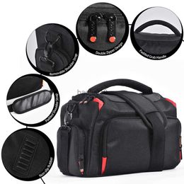 CAMERA BAG ACCESSOIRES VOOR LENS CANON NIKON POUCH Professionele DSLR CAMERA TAS Waterdichte digitale camera Schoudertas Videocamera Camera HKD230817