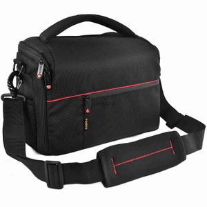 Accesorios de bolsas de cámara Fusitu DSLR Bolsa de cámara Digital Impermeable Bolso de hombro de nylon para lente de cámara Canon M50 600D 60D 80D A6000 A7 III NIKON Z50 HKD230817